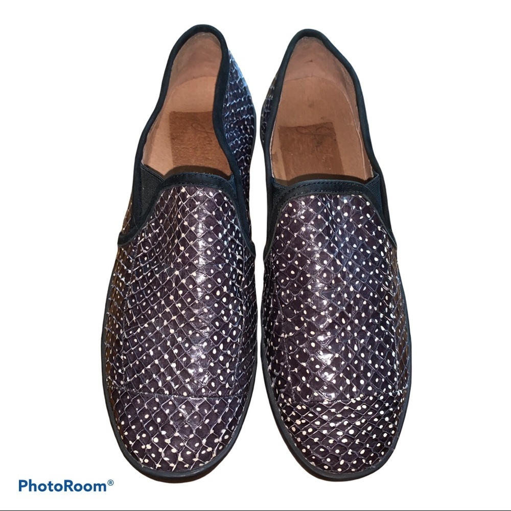 Joie Kidmore Python Slip On Flats Sneakers Size 3… - image 2